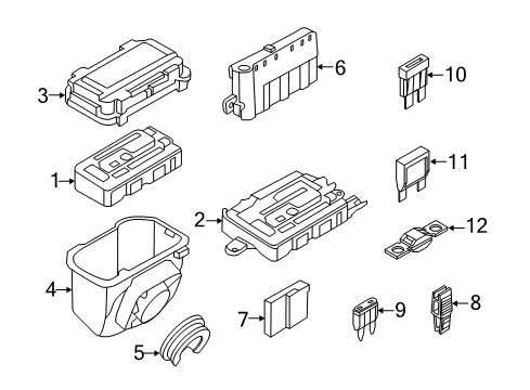 2019 BMW 430i xDrive Fuse & Relay Fuse Diagram for 61131372525