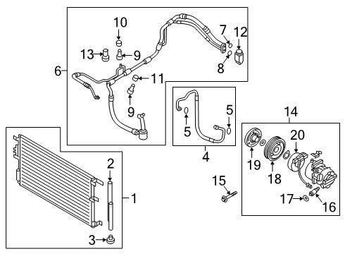 2021 Hyundai Tucson Switches & Sensors Coil-Field Diagram for 97641-D3500