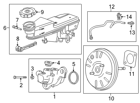 2016 Chevrolet Cruze Dash Panel Components Valve Retainer Diagram for 13303884