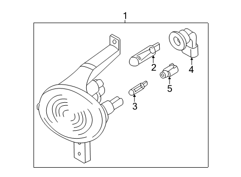 2007 Mini Cooper Bulbs Bulb Socket Diagram for 63138360205