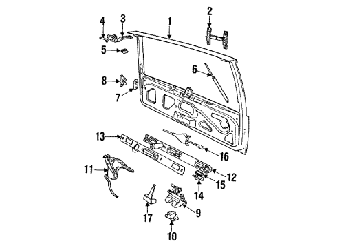 1993 Volvo 960 Gate & Hardware Steering Knuckle Upper & Lower Control Arm Diagram for 3526209