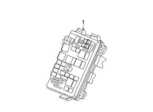 2006 Buick LaCrosse Fuse & Relay Junction Block Diagram for 10320101