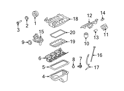 2012 Ford Mustang Intake Manifold Intake Manifold Diagram for CR3Z-9424-A