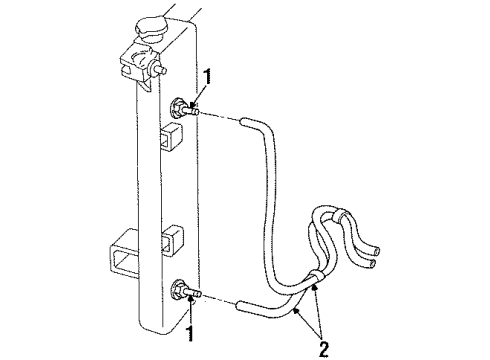 1996 Dodge Grand Caravan Trans Oil Cooler Hose-Toc Diagram for 4682279