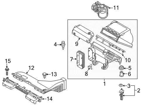 2016 Hyundai Sonata Filters Seal-Rubber Diagram for 28117-C1360