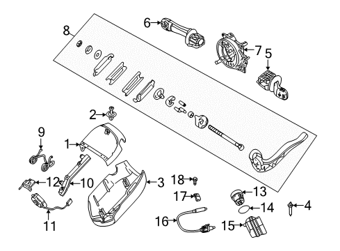 1999 BMW 323i Switches Gearbox Switch Diagram for 25161215856