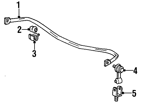 1991 BMW M3 Stabilizer Bar & Components - Front Rubber Mounting Diagram for 31351129137