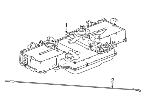 2022 Jeep Wrangler Battery CABLE-BATTERY CHARGER Diagram for 5185051AC