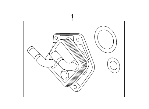 2017 Honda Civic Trans Oil Cooler Warmer, Cvtf Diagram for 25560-R3W-003