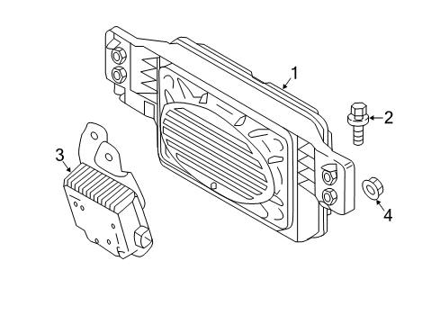 2018 Kia Optima Electrical Components Control Unit Assembly-V Diagram for 96390A8000
