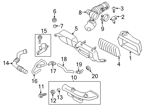 2013 Scion FR-S Powertrain Control Temperature Sensor Diagram for SU003-00420