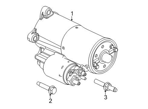 2020 Ford F-350 Super Duty Starter Starter Diagram for LC3Z-11002-A