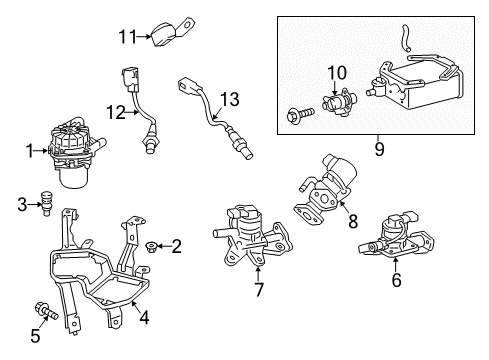 2019 Toyota Tundra Powertrain Control ECM Diagram for 89660-0CS20