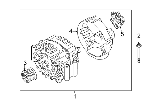 2020 BMW X7 Alternator COVER CAP, ALTERNATOR Diagram for 12318636421