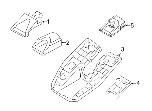 2016 Kia Sorento Lane Departure Warning Cover-Rain Sensor Diagram for 96005C5000