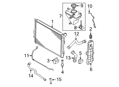 2010 BMW M3 Headlamp Washers/Wipers Vent Pipe Diagram for 11537838219