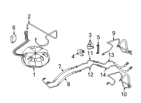 2004 BMW 760i Ride Control - Rear Bracket, Level Sensor, Left Diagram for 37146780641