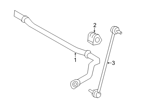 2015 Lexus NX300h Stabilizer Bar & Components - Front BUSH, STABILIZER Diagram for 48815-WY030