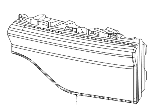 2022 Jeep Wagoneer Backup Lamps Lamp-Tail Diagram for 68342263AA
