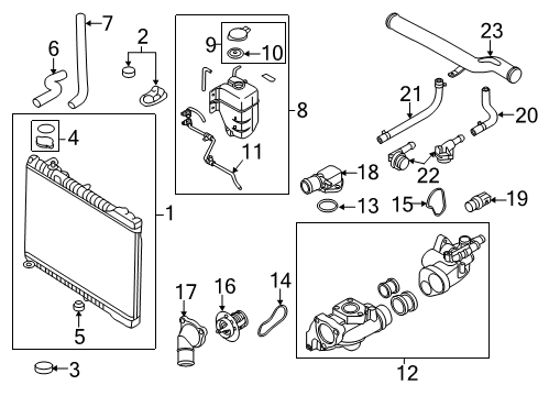 2012 Kia Sedona Powertrain Control Exengine Ecm Control Module Diagram for 391093C611