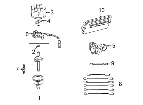 1995 Dodge B1500 Powertrain Control Plug Diagram for 68308887AA