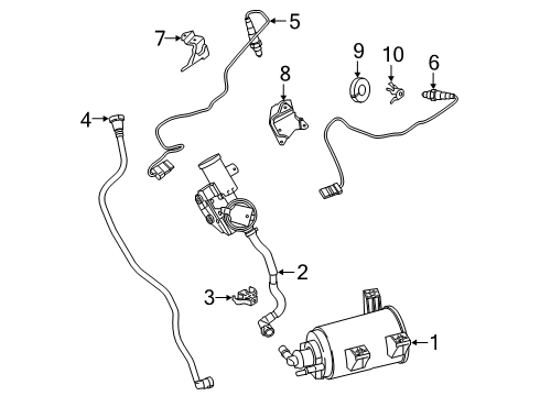 2020 BMW M850i xDrive Powertrain Control Clip Diagram for 16127359193