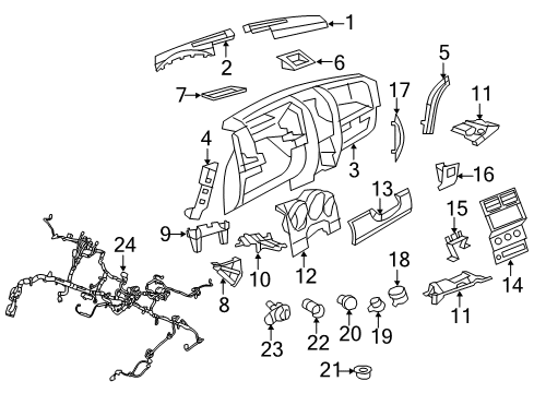 2009 Jeep Liberty Instrument Panel Lighter-Cigar Lighter Diagram for 4793551