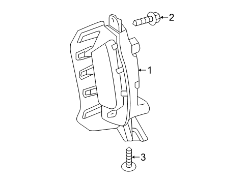 2017 Toyota Prius V Daytime Running Lamps Daytime Run Lamp Diagram for 81430-47041