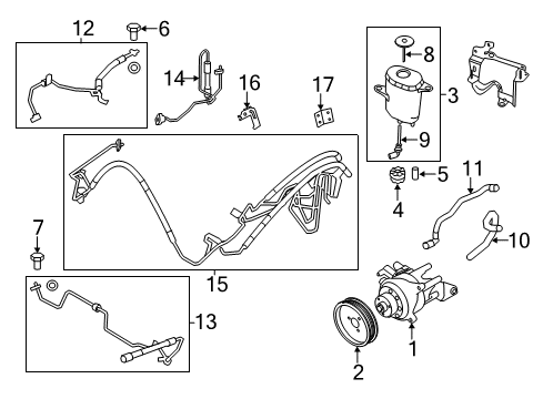 2011 BMW 535i Wiper & Washer Components Hydraulic Pump Diagram for 32414076312