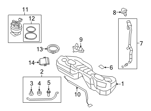 2011 BMW 128i Fuel Supply Service Lid, Right Diagram for 16117193516