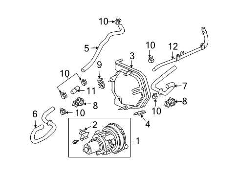 2004 Honda S2000 Emission Components Pump Assy., Air Diagram for 18760-PCX-003