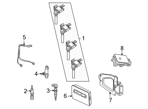 2006 Dodge Ram 2500 Ignition System CABLE/OTH-Engine Block Heater Diagram for 4798889