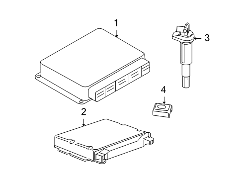 2006 BMW Z4 Ignition System Ignition Coil Diagram for 12137594936