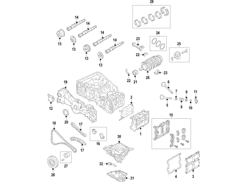 2020 Toyota 86 Engine Parts, Mounts, Cylinder Head & Valves, Camshaft & Timing, Oil Pan, Oil Pump, Crankshaft & Bearings, Pistons, Rings & Bearings, Variable Valve Timing Actuator Diagram for SU003-06451