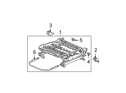 2004 Honda Civic Tracks & Components Cover, RR. Foot (Outer) *NH361L* (CF GRAY) Diagram for 81195-S5A-000ZA