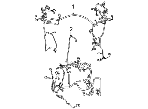 2011 Lexus IS250 Wiring Harness Wire, Engine Diagram for 82121-53173