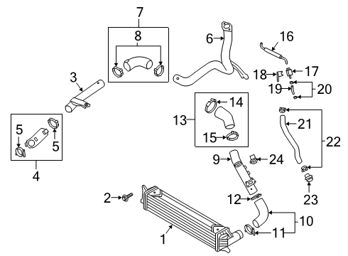 2020 Hyundai Veloster N Powertrain Control Hose Assembly-RCV Sol, A Diagram for 28237-2GTD0