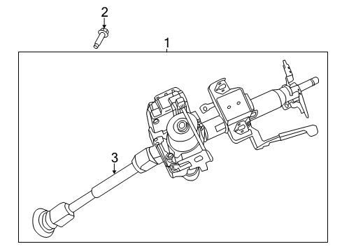 2017 Nissan Sentra Steering Column & Wheel, Steering Gear & Linkage Column-Steering Tilt Diagram for 48810-4AF5D