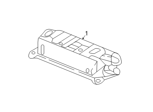 2017 Honda CR-V License Lamps Light Assy., License (With Open & Lock Switch) Diagram for 34100-TLA-A01
