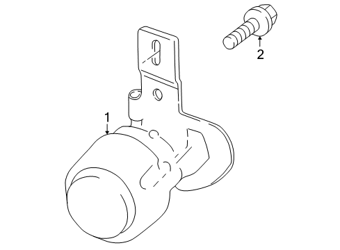 2003 Chevrolet Corvette Fog Lamps Lamp Asm-Front Fog Diagram for 10438856