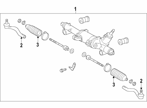 2017 Lexus RC F Steering Column & Wheel, Steering Gear & Linkage COMPUTER ASSY, POWER Diagram for 89650-24320