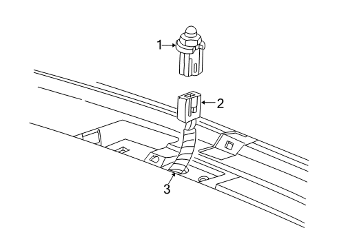 2000 Chevrolet Impala Daytime Running Lamps Connector Diagram for 15306186