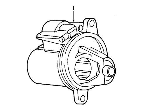 2007 Ford F-150 Starter Starter Diagram for 8U2Z-11V002-BARM