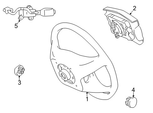 1999 Lexus ES300 Cruise Control System Computer Assy, Cruise Control Diagram for 88240-33160