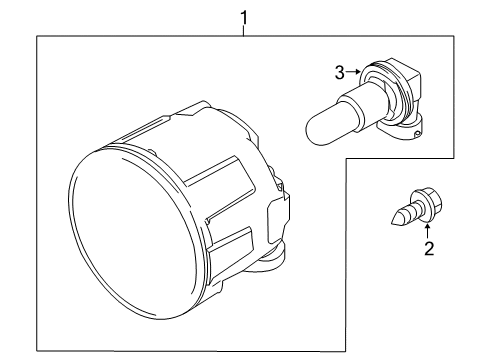 Diagram for 2010 Infiniti EX35 Fog Lamps