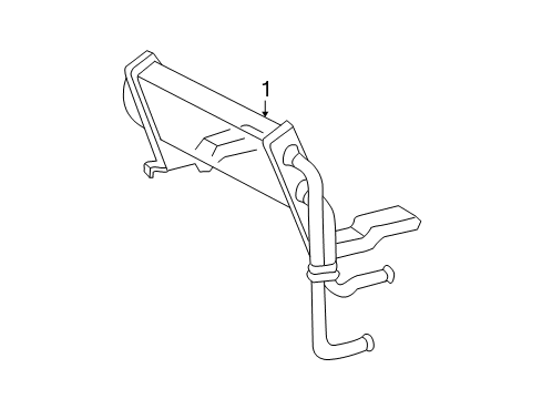 2006 Lincoln Navigator Power Steering Oil Cooler Power Steering Cooler Diagram for 2L1Z-3D746-CA