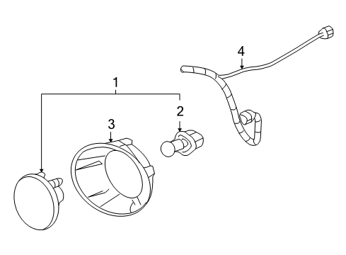 2011 Chevrolet Camaro Daytime Running Lamps Run Lamp Bulb Diagram for 13500808