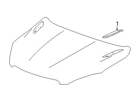 2014 Buick Encore Exterior Trim - Hood Ornament Diagram for 95164811