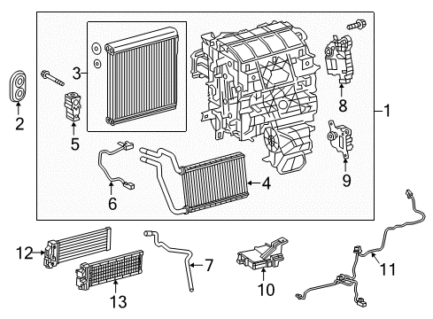 2018 Lexus NX300 Air Conditioner Hose Sub-Assy, Suction Diagram for 88704-78010