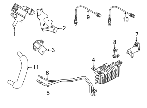 2020 Kia Soul Powertrain Control Engine Ecm Control Module Diagram for 391712ELC0